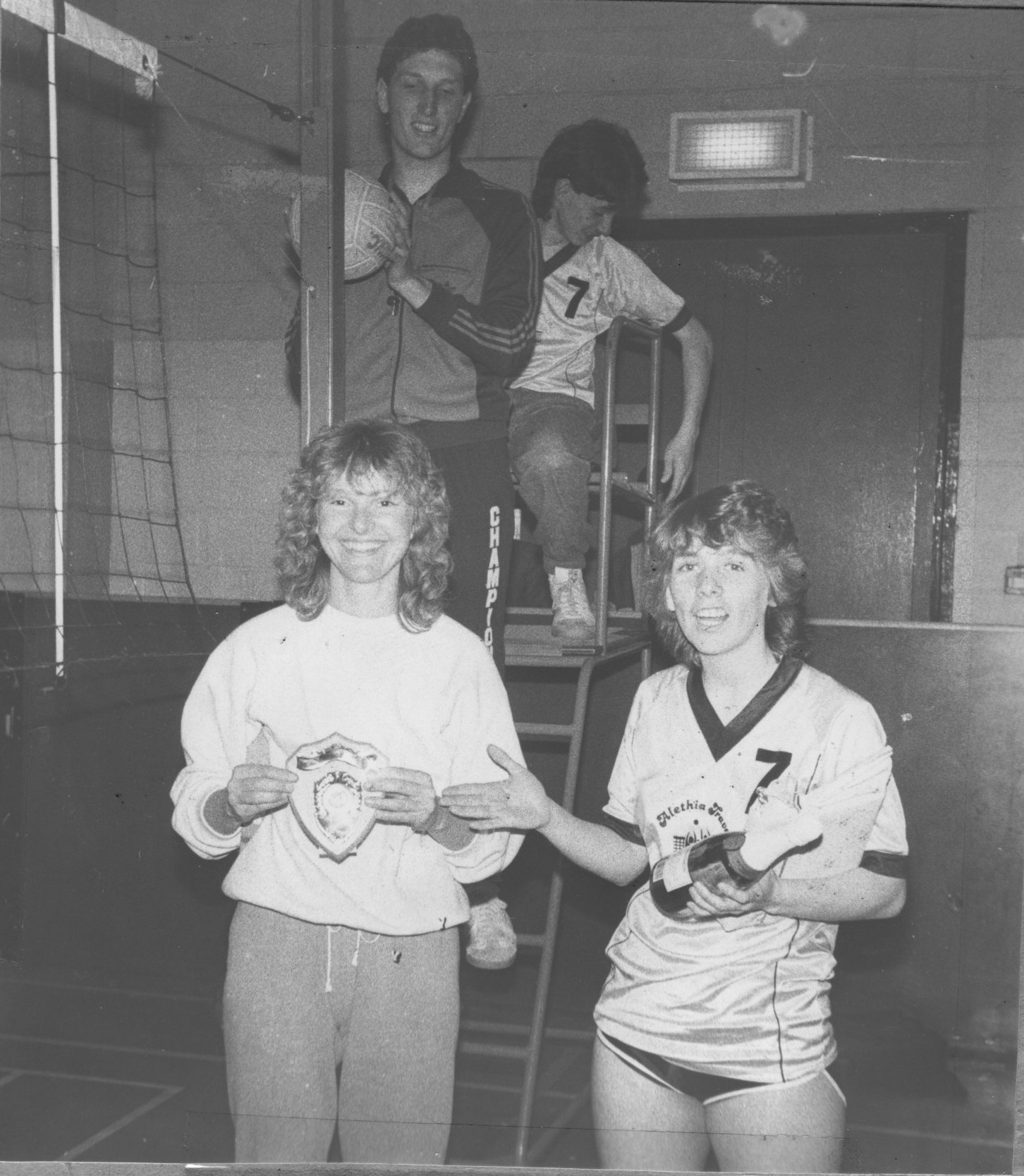 Maria P with captain of Germans Maria P with captain of Germans